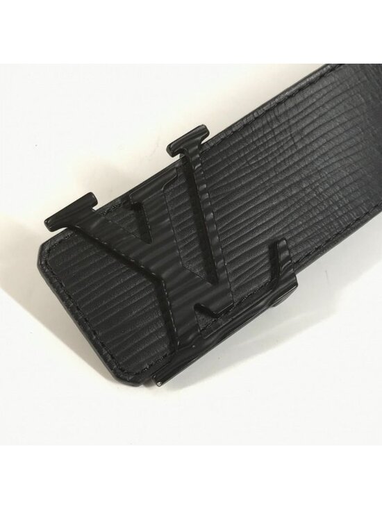 Louis Vuitton Belt Ceinture LV Initial Epi Leather Noir Black main image 8